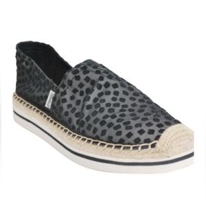 Joy & Mario Hermosa Black Dot Sheer Satin Espadrilles - 7.5